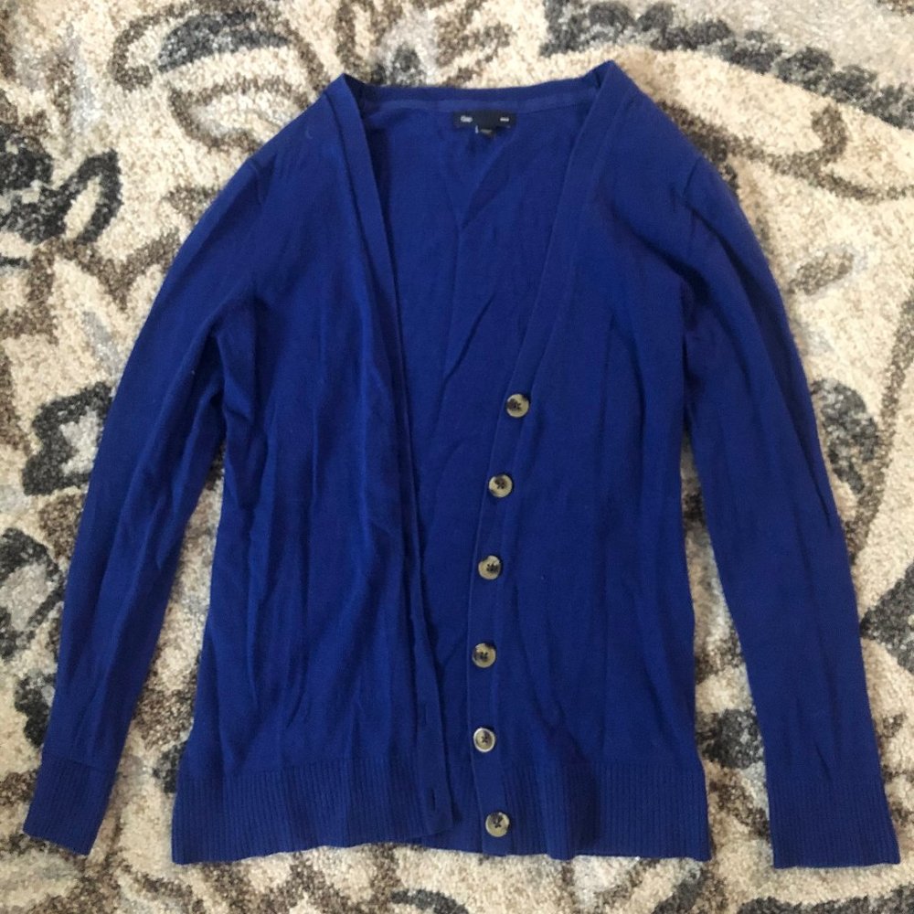 Blue Cardigan
